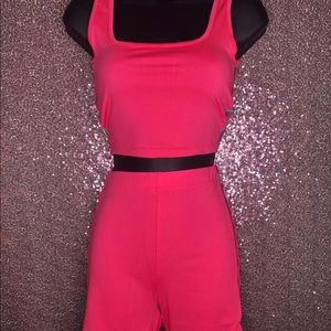 Hot Pink two piece